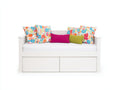 Schlafsofa Tagesbett Holz 205x90x85 cm - Weiß - Modernes Design